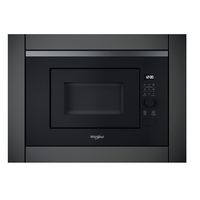 microondas integrable - whirlpool wmf201g 20 litros negro