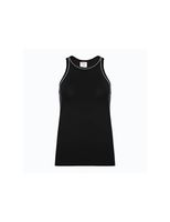 camiseta de padel wilson team tank negro mujer