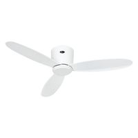 casafan eco plano ii we-we ventilador de techo con motor luz y mando 13w blanco