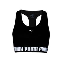 puma sujetador deportivo mid impact puma strong bra pm para mujer