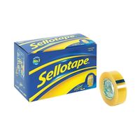 sellotape original golden tape 18mmx33m 8 pack 1443251