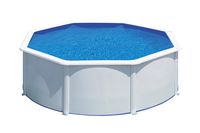 piscina desmontable de acero blanco redonda gre o 35 x 12 m