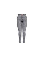 pantalon only power mid push up azg937 grey denim mujer