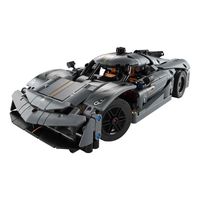 lego technic hipercoche koenigsegg jesko absolut gris