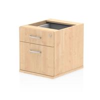 impulse fixed pedestal 2 drawer maple - i001641