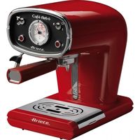 ariete retro cafetera de capsulasexpreso 15 bares 850w rojo