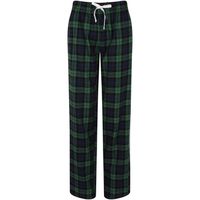 skinni fit pantalones tartan para mujer