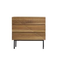 comoda de madera de teca maciza de 95 cm