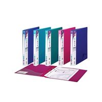 snopake 25mm 2 ring ring binder polypropylene a4 electra - 10165