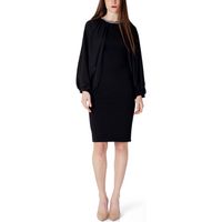 rinascimento vestido largo applicazione giro collo cfc0018940 para mujer