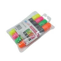 ergo-brite assorted erognomic highlighter pens 4 pack jn69980