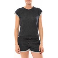 lulucastagnette blusa top manches courtes lune marine para mujer