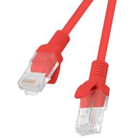 lanberg cable de red rj45 utp cat5e 1m rojo