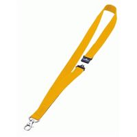 durable lanyard yellow 20mm