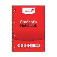 silvine feint ruled students notebook 120 pages a4 12 pack 141