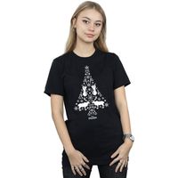 disney camiseta manga larga frozen para mujer