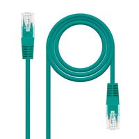 nanocable cable de red rj-45 utp awg24 cat 6 2m verde