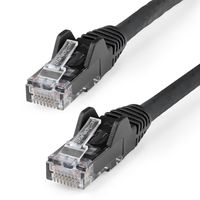 startech cable de red rj45 cat 6 utp 3m negro