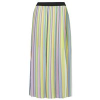 karl lagerfeld falda stripe pleated skirt para mujer