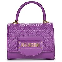 love moschino bolso de mano quilted tab para mujer