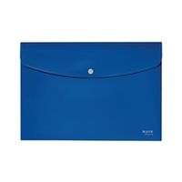 leitz recycle document wallet plastic a4 blue pack of 10 46780035