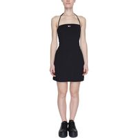 tommy hilfiger vestido flare mini badge dw0dw17942 para mujer