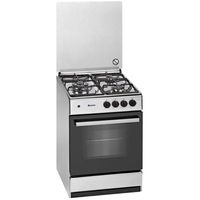 meireles e541xnat cocina de gas natural 3 zonas  horno electrico 55l acero inoxidable