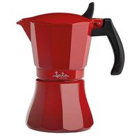 cafetera italiana - jata hcaf2006 vulcano 6 tazas rojo