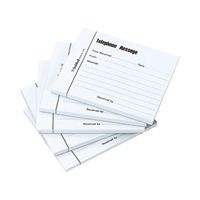 exacompta guildhall telephone message pad 100 sheet blue 5 pack