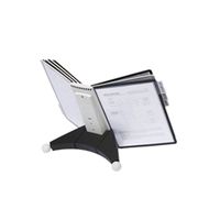 durable sherpa desk unit 10 grey and black 5632-22