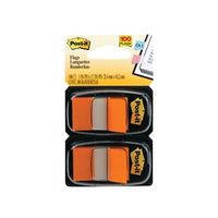 post-it index tabs dispenser with orange tabs 2 pack 680-o2eu