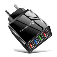cargador rapido de viaje uslion 31a con 4 puertos usb adaptador de pared eu para iphone 14 14 plus 14 pro max para