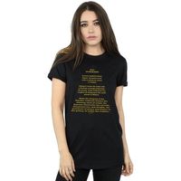 disney camiseta manga larga the phantom menace opening crawl para mujer