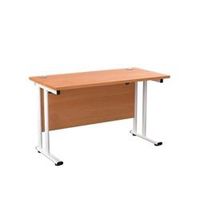 allegro 1200 x 600 rectangular cantilever workstation beechwhite