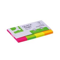 q-connect quick tabs 20 x 50mm neon pack of 200 ref kf01226