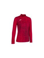 sudadera running joma elite viii mujernina rojo