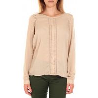 vero moda blusa top lyon ls doeskin beige para mujer