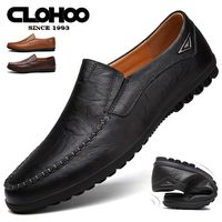 clohoo mocasines comodos antideslizantes hechos a mano para hombres con colores surtidos