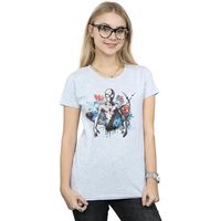 marvel camiseta manga larga bi39704 para mujer