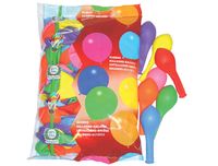 balloons 10222 - globos redondos bolsa de 100 unidades colores surtidos