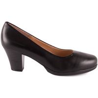 chamby zapatos de tacon zapatos salones negros de piel para mujer