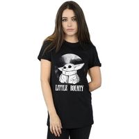 disney camiseta manga larga the mandalorian little bounty para mujer