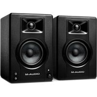 m-audio bx3 pareja de monitores de estudio activos 120w negros