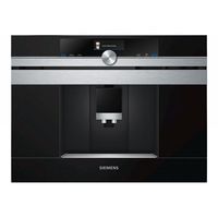 siemens iq700 ct636les6 cafetera integrable 19 bares acero inoxidablenegro