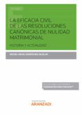 la eficacia civil de las resoluciones canonicas de nulidad matrimonial