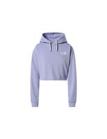 sudadera de montana the north face logo lila mujer