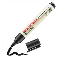 edding 22 ecoline permanent marker black pack of 10 4-22001