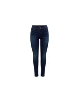 pantalon only onlwauw mid bj581 dark blue denim mujer