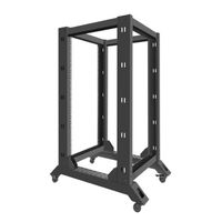 armario lanberg abierto rack 19 22u 600x800 negro