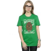 disney camiseta manga larga wookiee little para mujer